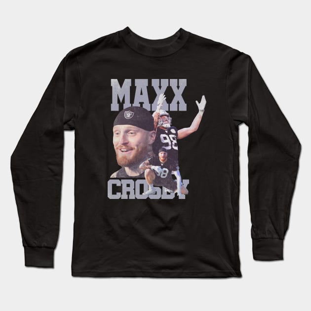 maxx-crosby Long Sleeve T-Shirt by Ville Otila Abstract